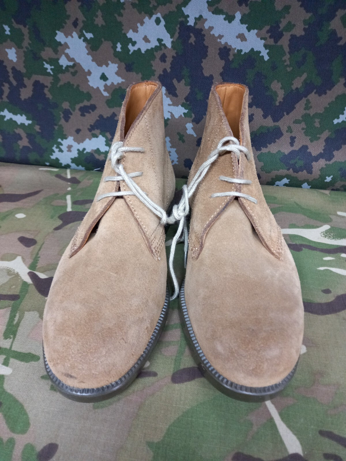 British Army Military Surplus Desert Nubuck Suede DMS Sole Combat Boot - 5 M