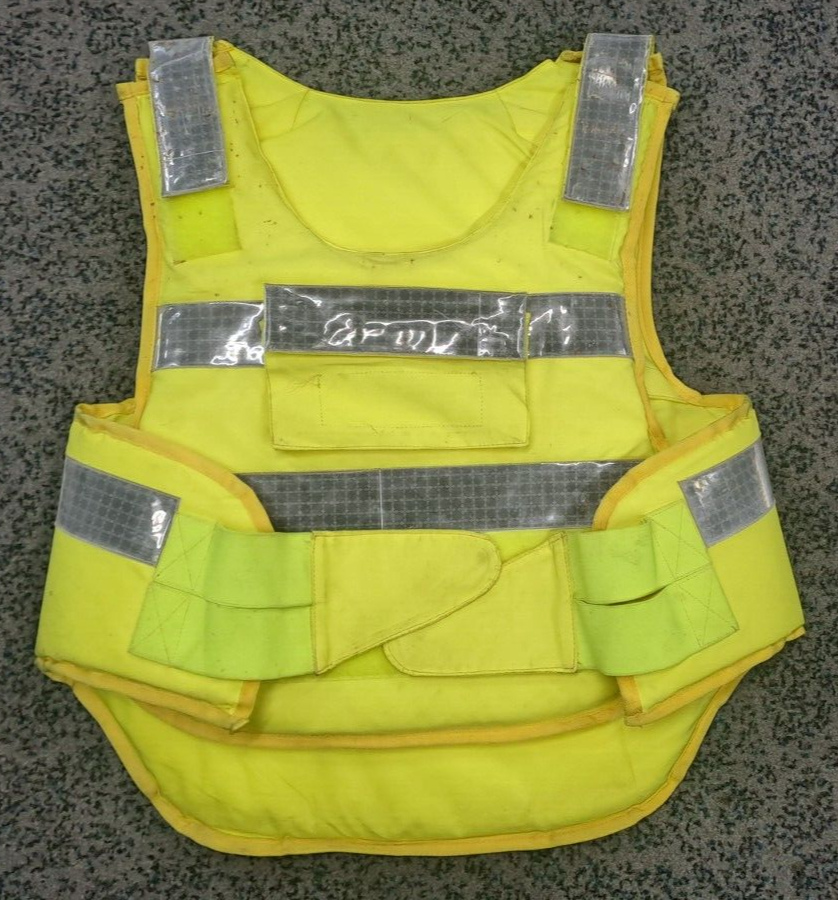 Ex Security High Visibility Hi Viz Body Armour Stab Vest Bouncer - Large