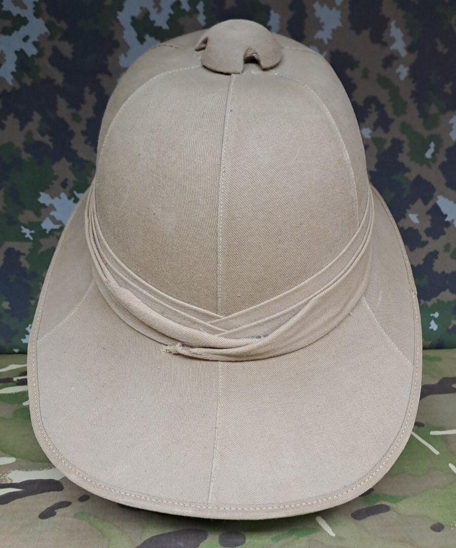 Genuine Vintage British Army Military Issue WW2 Pith Helmet Made By E.W.Vero
