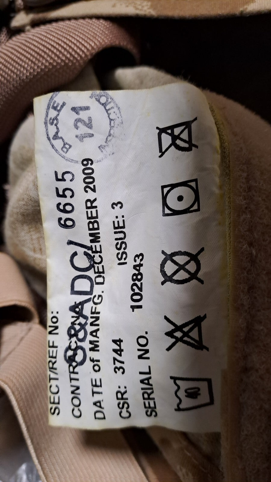 RARE Original RAF Desert DPM MK60 Life Preserver Armour Capable Vest Size 2