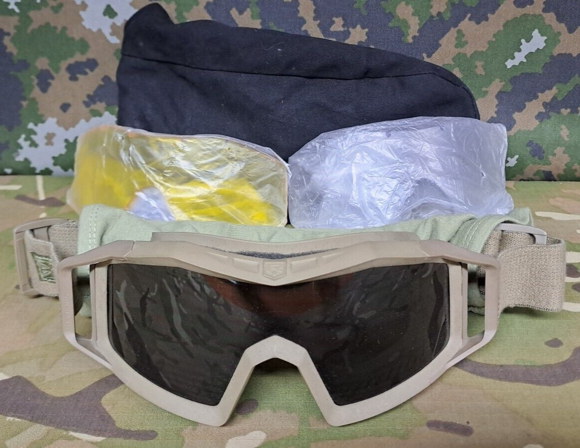 Genuine British Army SAS Surplus Revision Wolf Spider Military Goggles Glasses