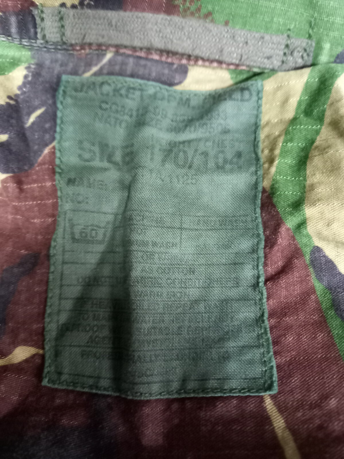 Genuine British Army Ripstop Field Jacket Camo Original DPM Camouflage - 170/104