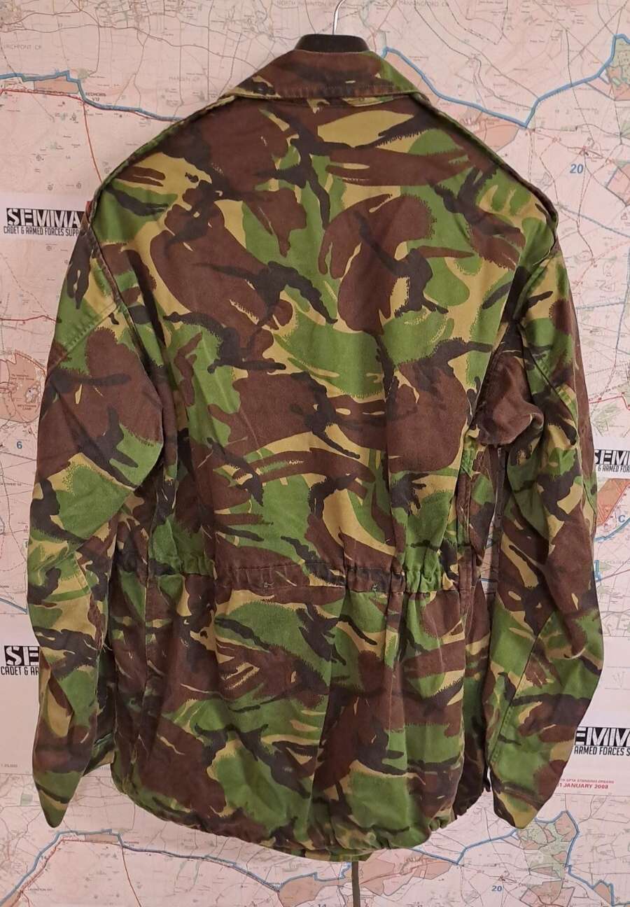 VINTAGE COLD WAR ERA BRITISH ARMY MILITARY DPM CAMO COMBAT SMOCK JACKET 180/104
