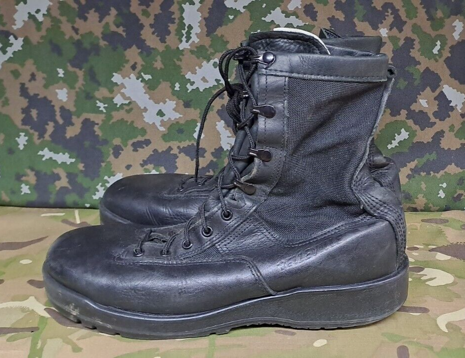 Genuine US Army Belleville 700V Black Gore-Tex Flight Combat Boots - 11 W