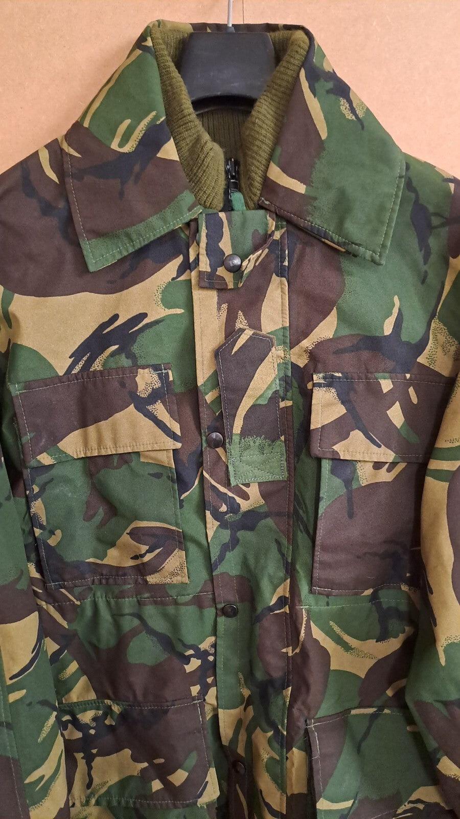 RARE Original SAS UKSF Sniper Halo Woodland DPM Camo Gore-Tex Jacket Smock - Med