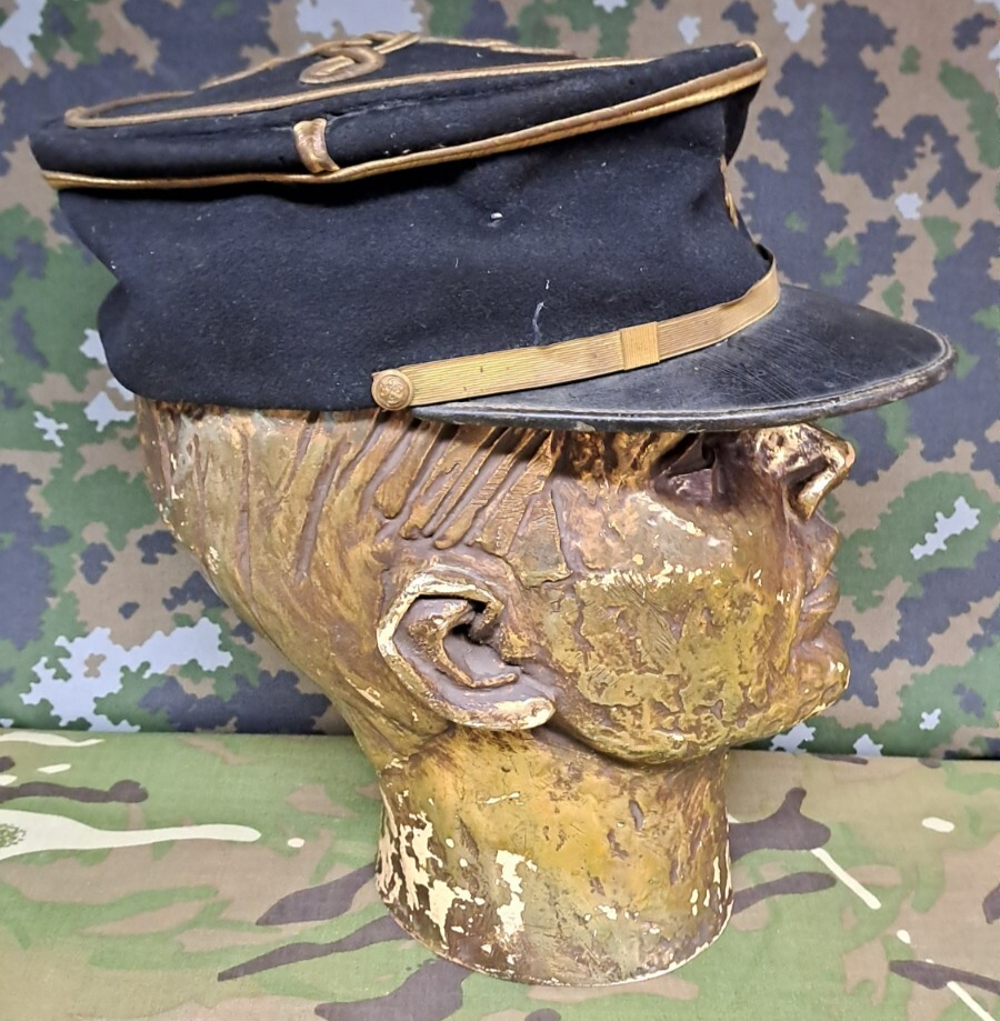 Rare Original French WWII Era French Troupes de Marine Colonial Navy Troops Kepi