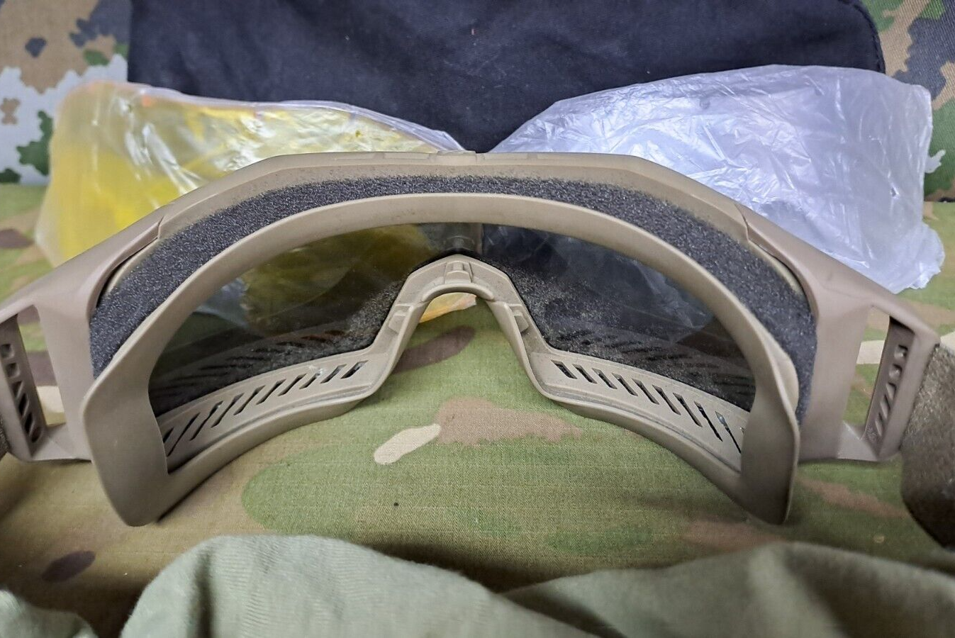 Genuine British Army SAS Surplus Revision Wolf Spider Military Goggles Glasses