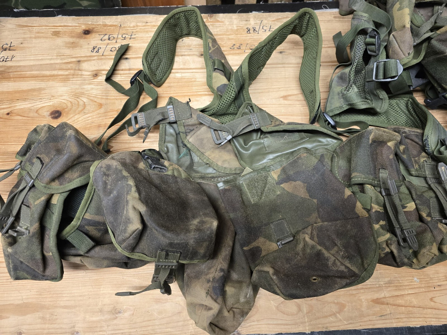 Genuine British Army Woodland DPM Webbing Set Airsoft Job Lot Bundle X 4