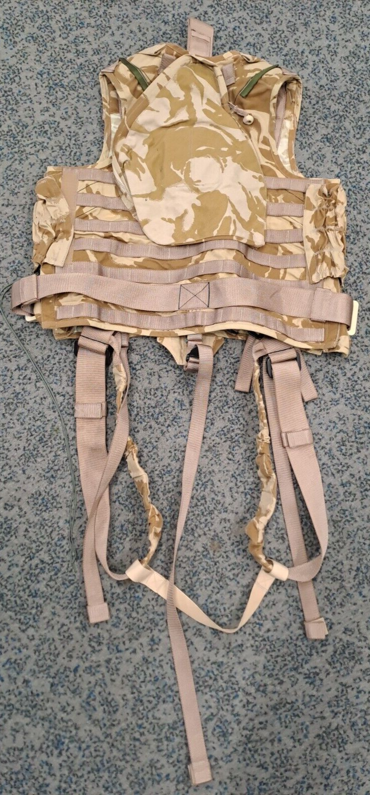RARE Original RAF Desert DPM MK60 Life Preserver Armour Capable Vest Size 4