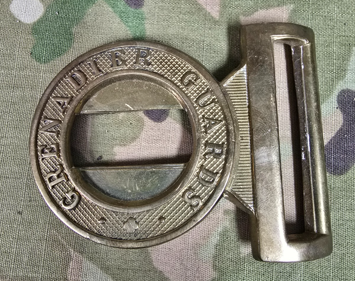 George V Grenadier Guards Waist Belt Clasp – British Army Brass Buckle Original
