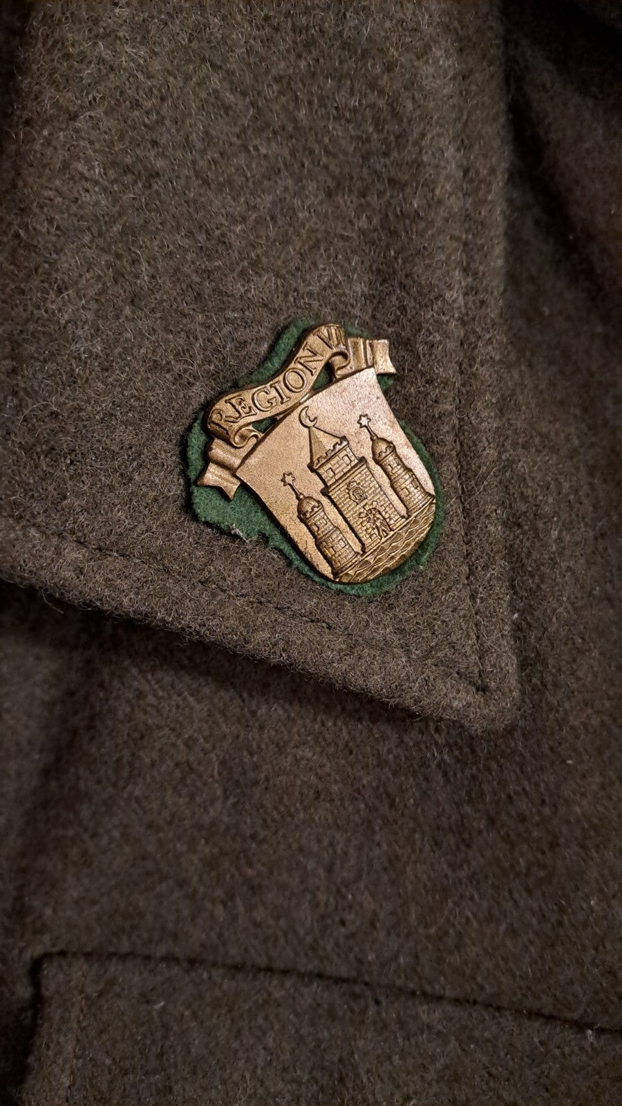 Rare WW2 Danish M/44 Pattern Battle Dress Uniform Wool Tunic Jacket -