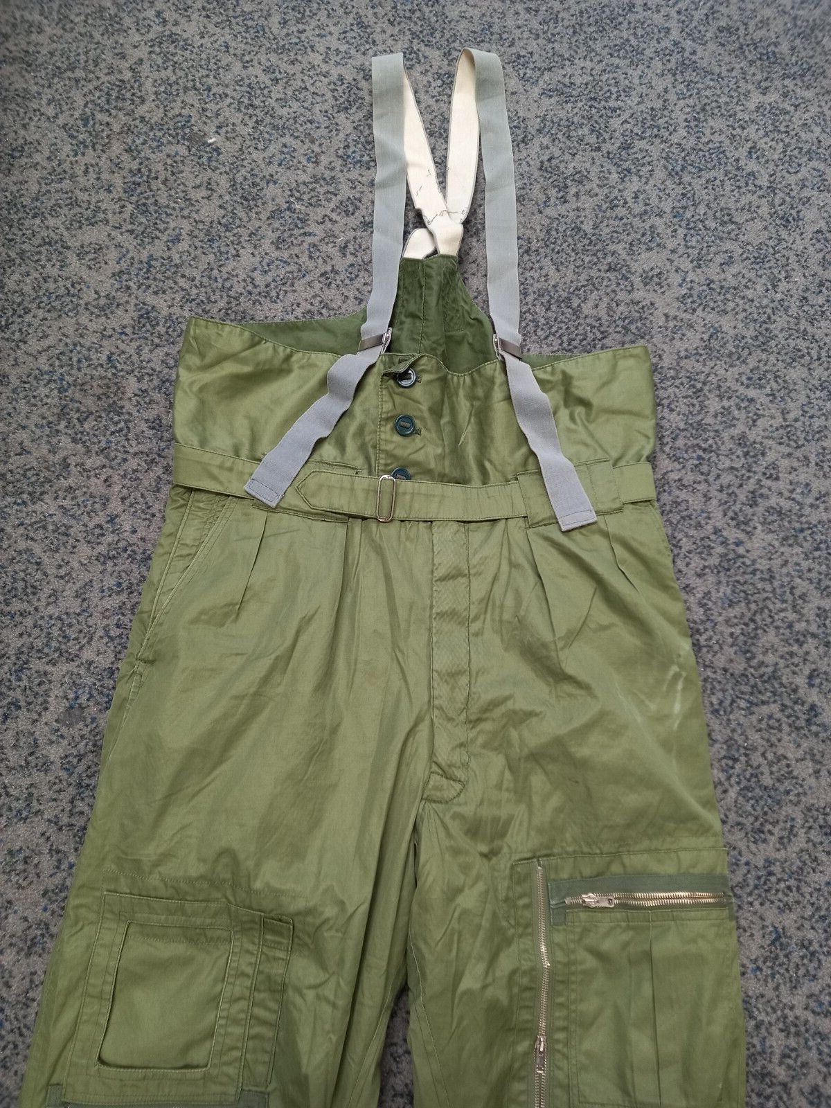 Original Vintage Issue Aircrew Jet Pilot Olive Green Cold Weather MK3 Trousers