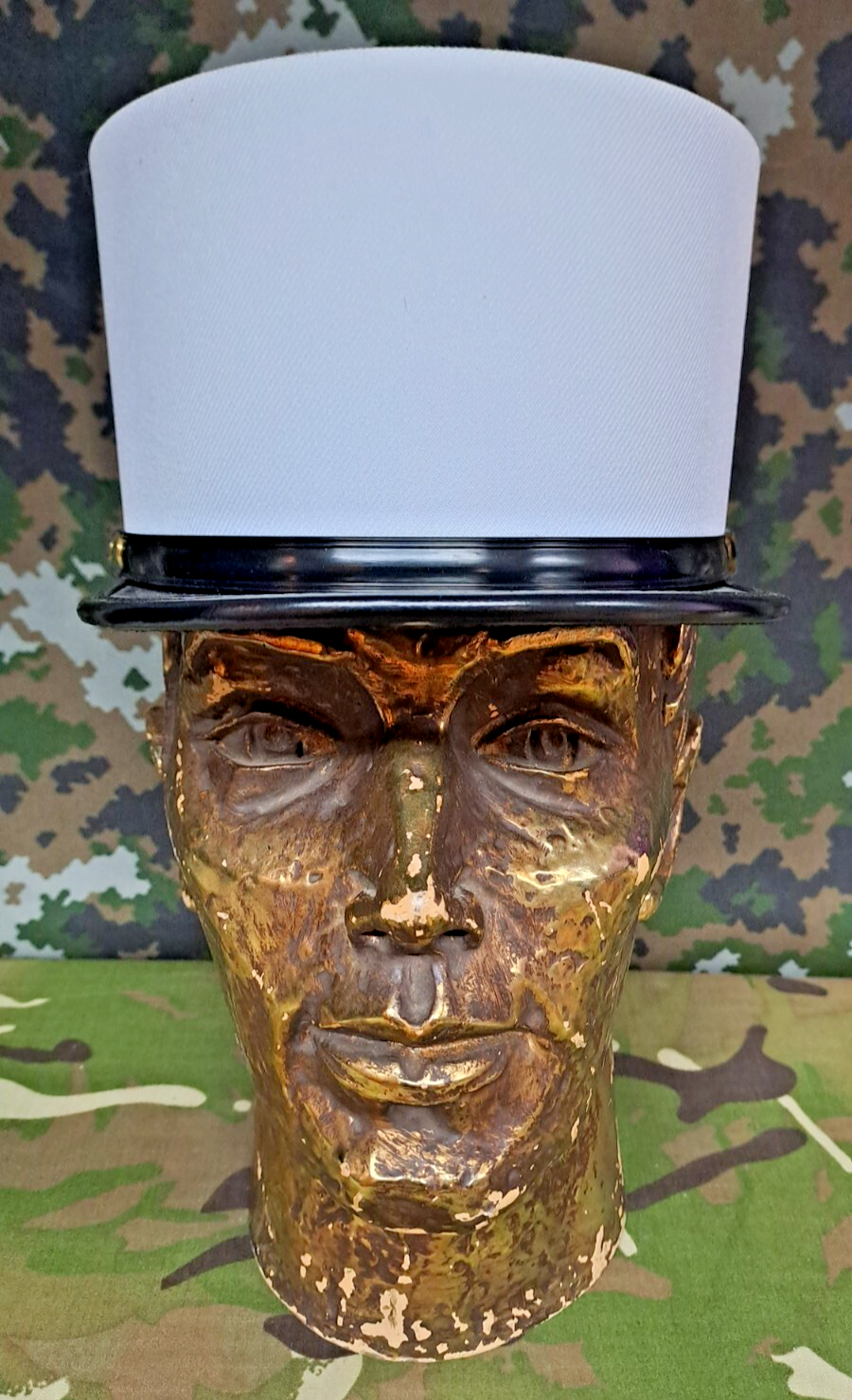 Genuine French Army Military Foreign Legion White Kepi Cap Hat - 55