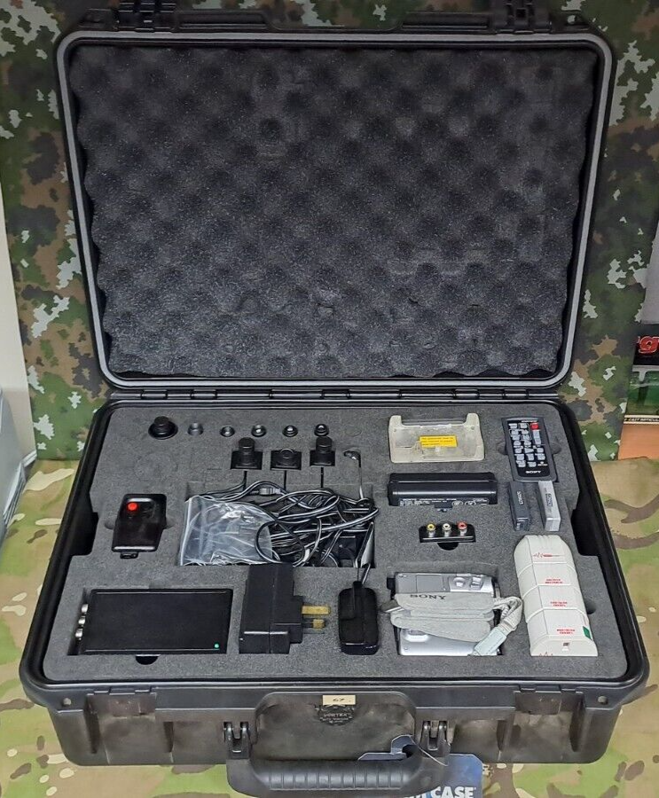 Rare Vintage Military Police Covert Camera Kit Set