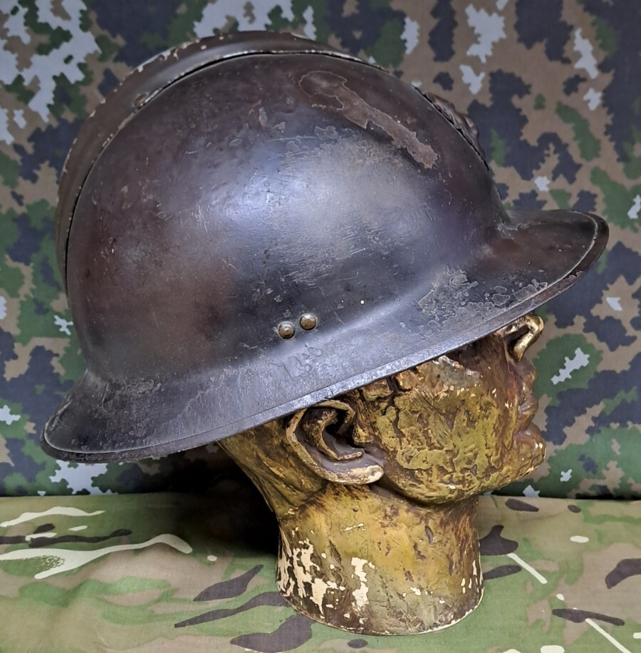 Original WW2 Belgian Army M31 Model Adrian Helmet - Complete with Liner