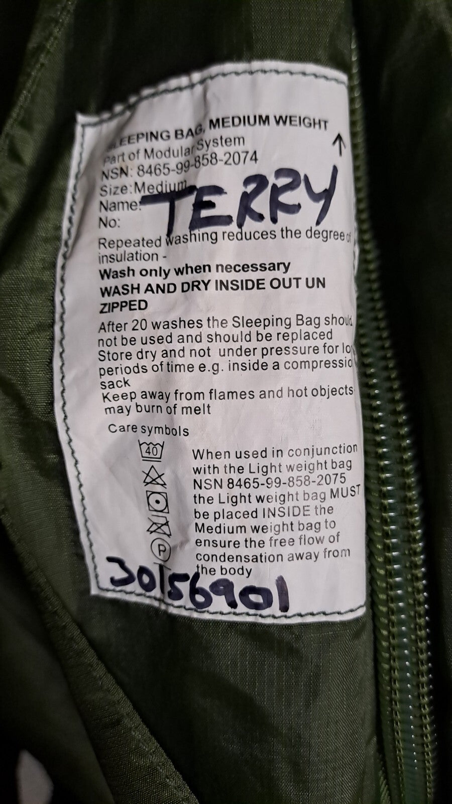 British Army Medium Weight Sleeping Bag Modular System Camping Fishing - M