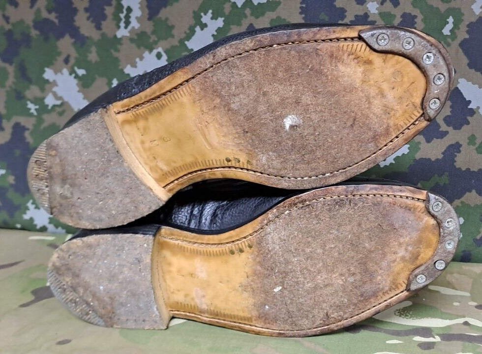 Genuine British Army Military Highland Issue Service Dress Shoes Brogues - 8 M