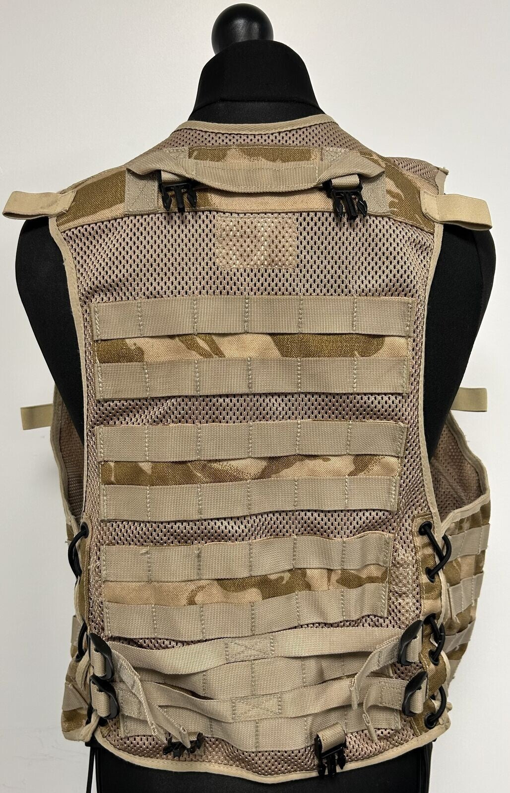British Military Issue Desert DPM Tactical Load Carrying MOLLE Assault Vest
