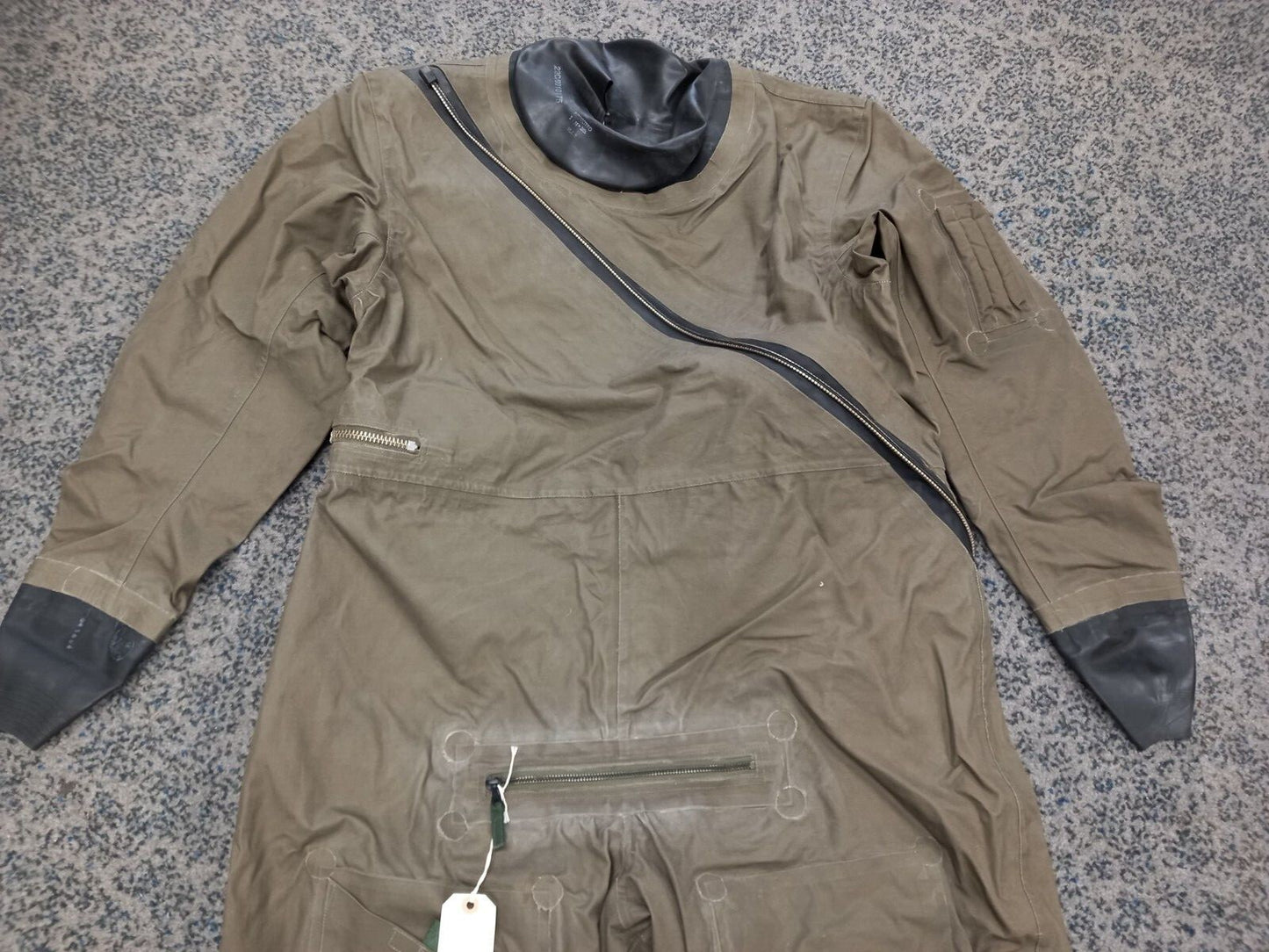 Beaufort Aircrew Jet Pilot Immersion Coverall MK10 Suit Green Army Issue - 9