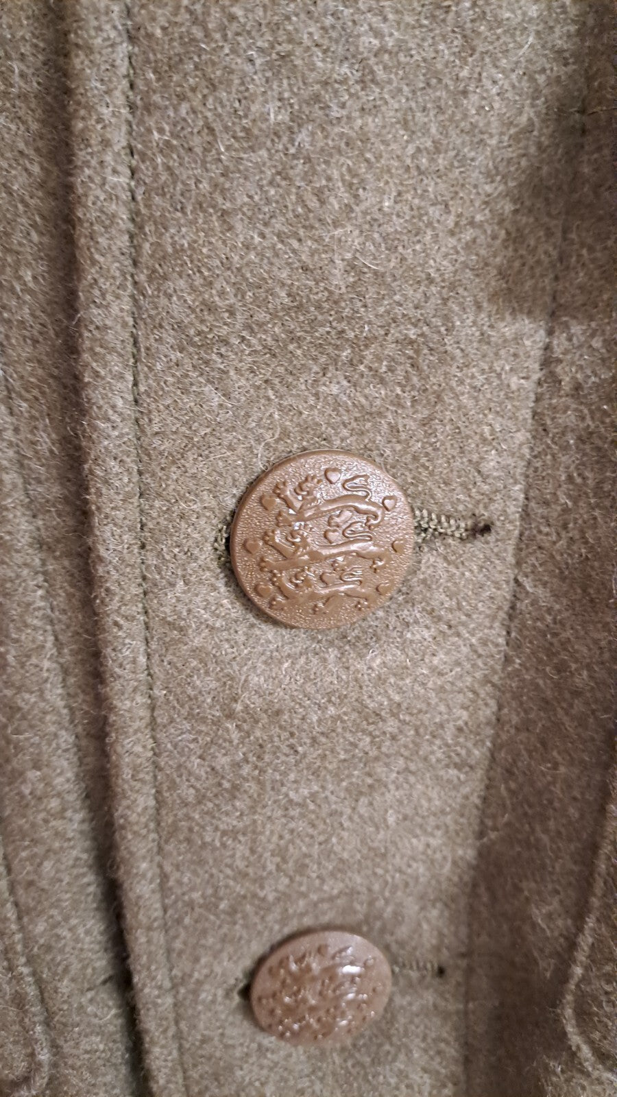 Rare WW2 Danish M/44 Pattern Battle Dress Uniform Wool Tunic Jacket -
