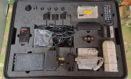 Rare Vintage Military Police Covert Camera Kit Set