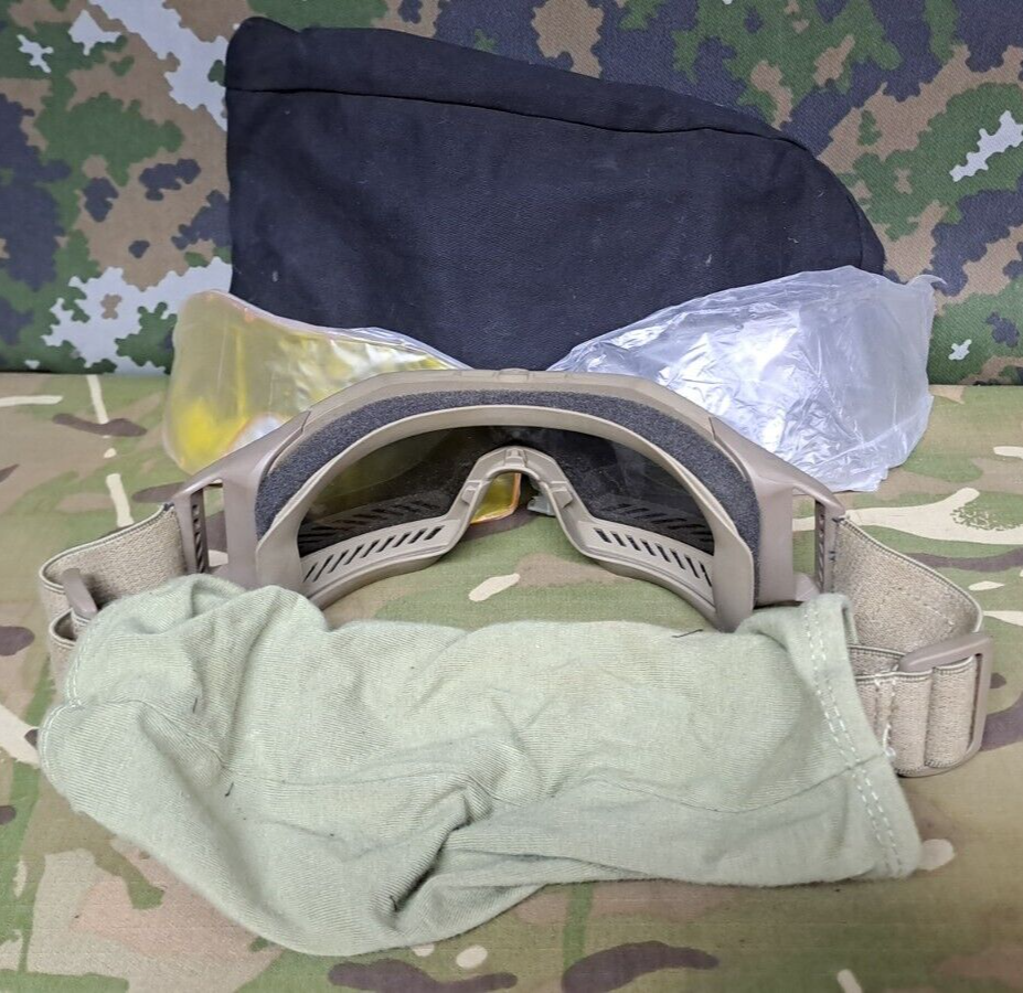 Genuine British Army SAS Surplus Revision Wolf Spider Military Goggles Glasses
