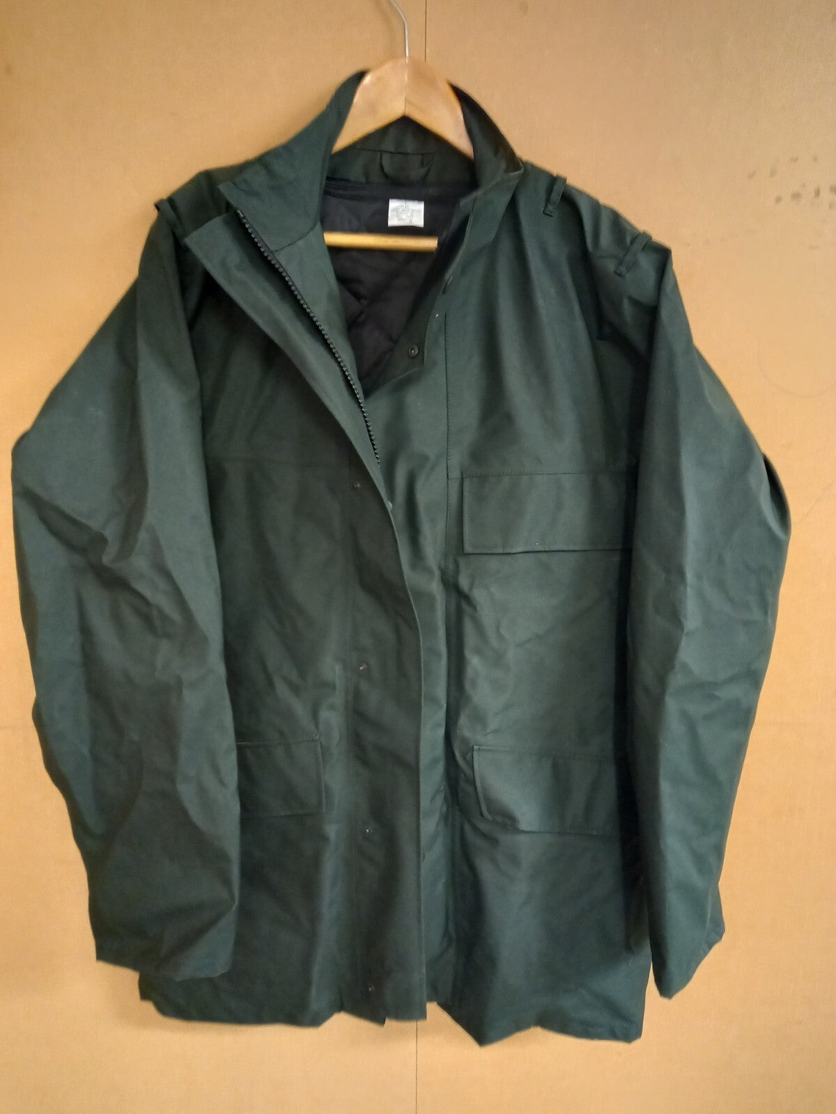 Genuine Ex Police Dark Green Waterproof Gore Tex Jacket Coat - 100/88