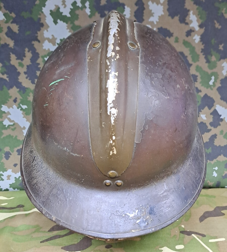 Original WW2 Belgian Army M31 Model Adrian Helmet - Complete with Liner