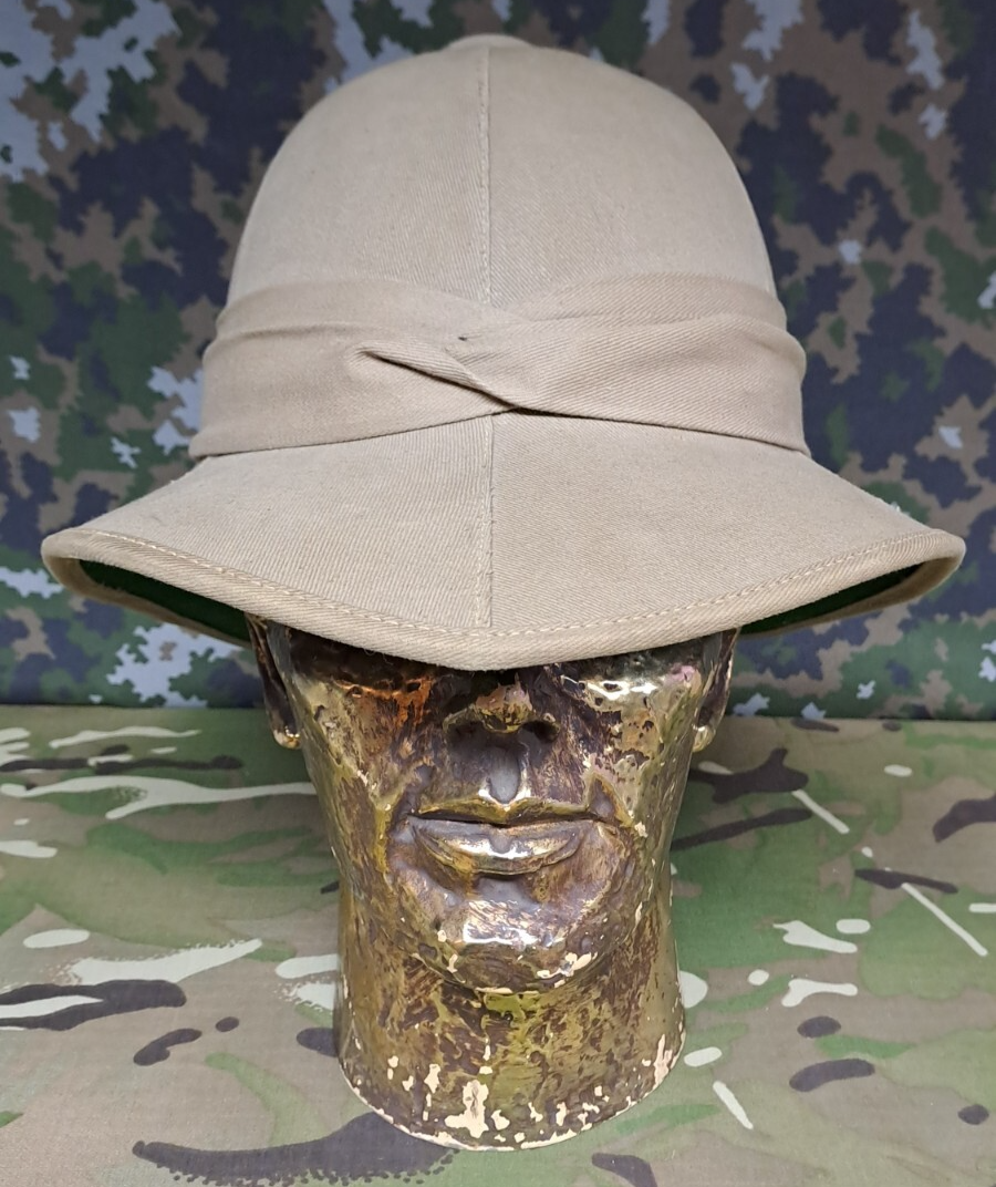 Genuine Vintage British Army Military Issue WW2 Pith Helmet Made By E.W.Vero