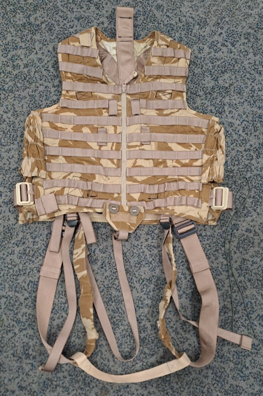 RARE Original RAF Desert DPM MK60 Life Preserver Armour Capable Vest Size 4