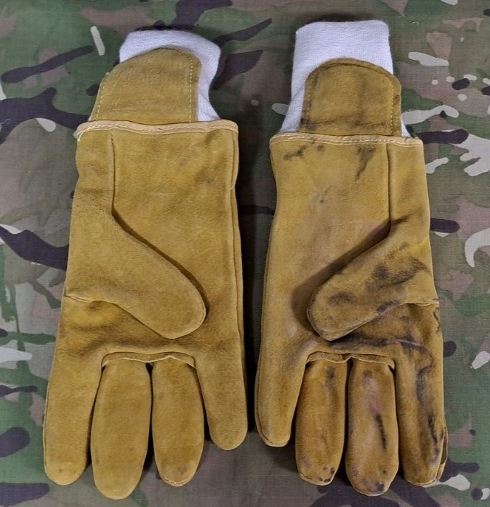 Shelby Firewall Firefighting Firefighter Gloves Gold Brown Size: Large L