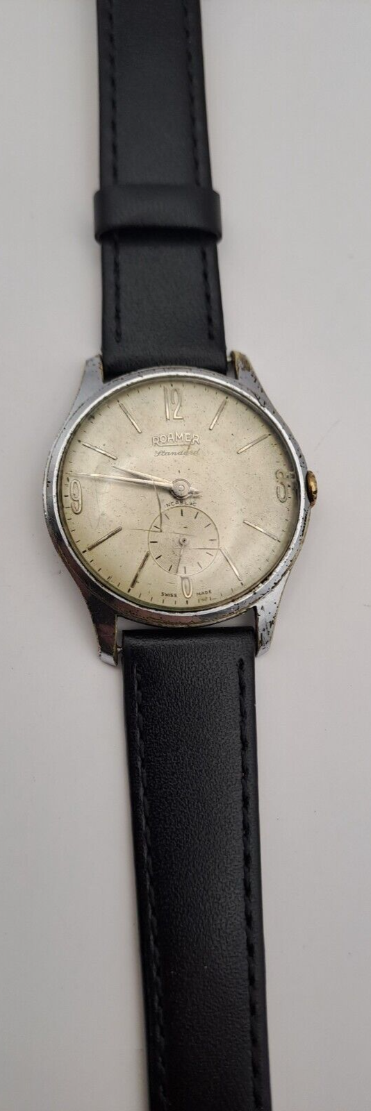 Antique Vintage Roamer Standard Incabloc Mechanical Wristwatch Swiss