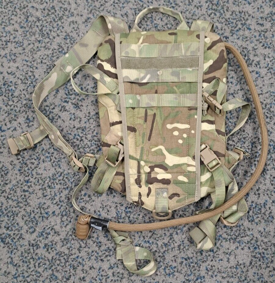British Army Military Rider Virtus 3L Hydration Pack MTP Camouflage MOLLE