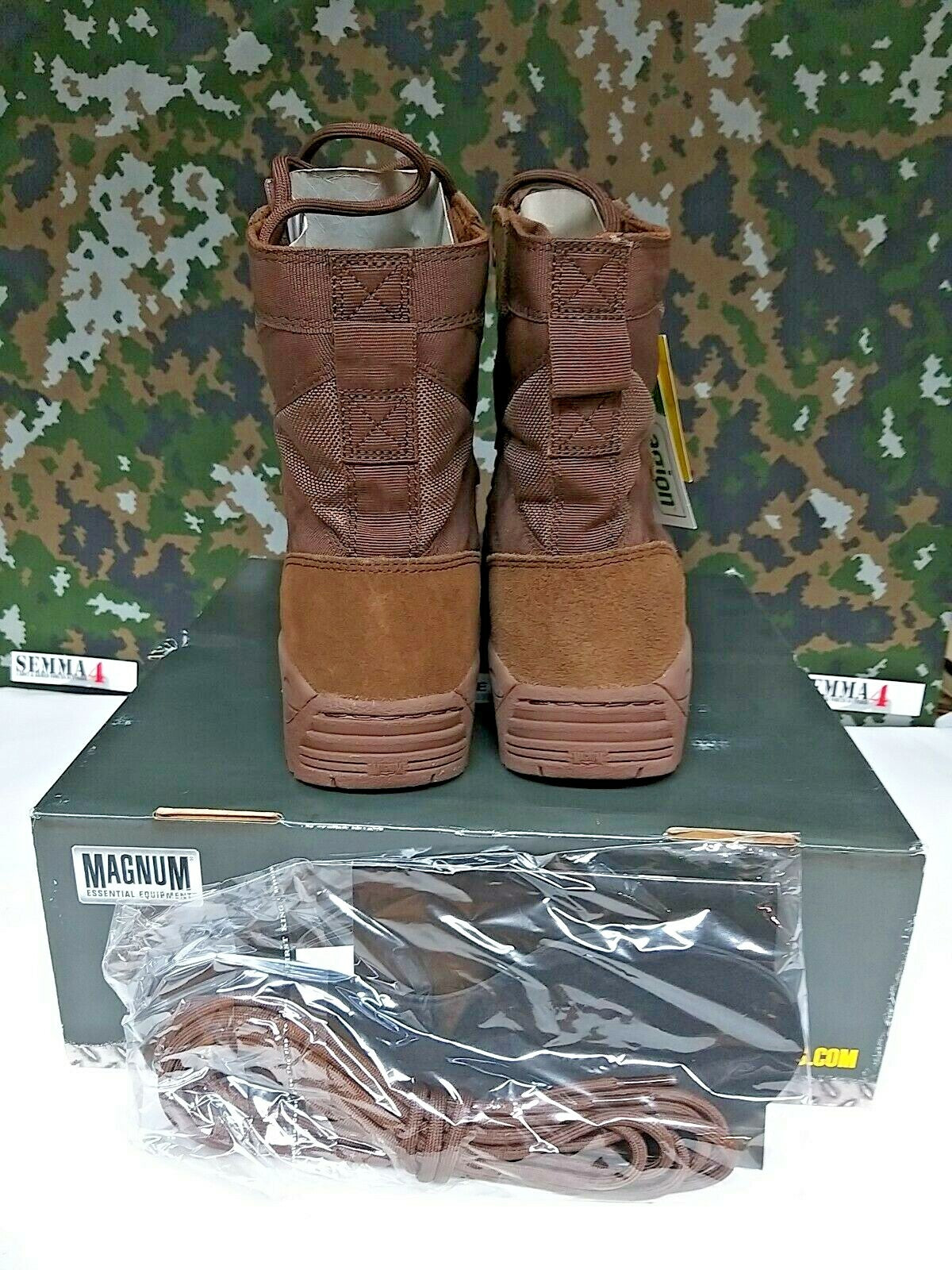 Brand New British Army Military Surplus Magnum Desert Patrol Brown Boots - 4 M