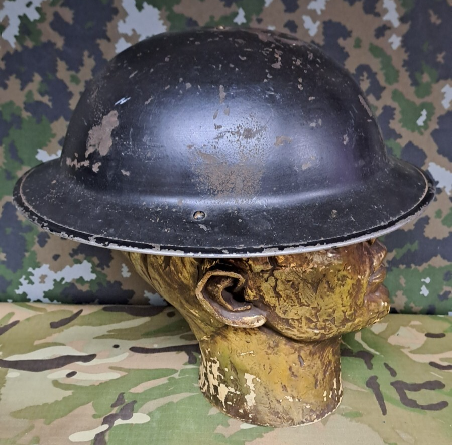 WW2 Original British Army Military Combat Steel Helmet Tommy Brodie & Liner