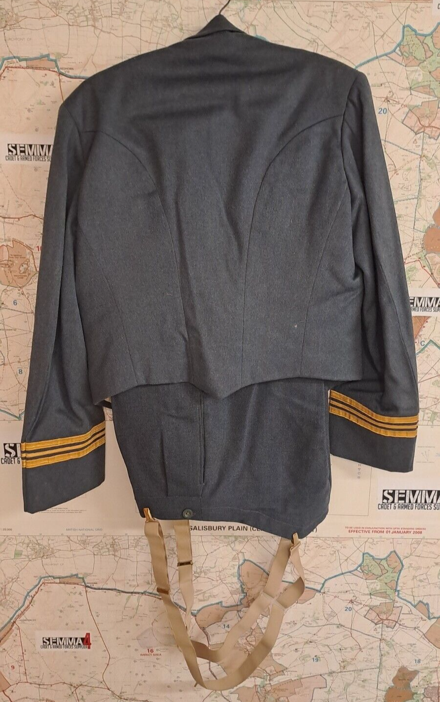 Vintage British Royal Air Force RAF full Officer’s Mess Dress Uniform 1950's
