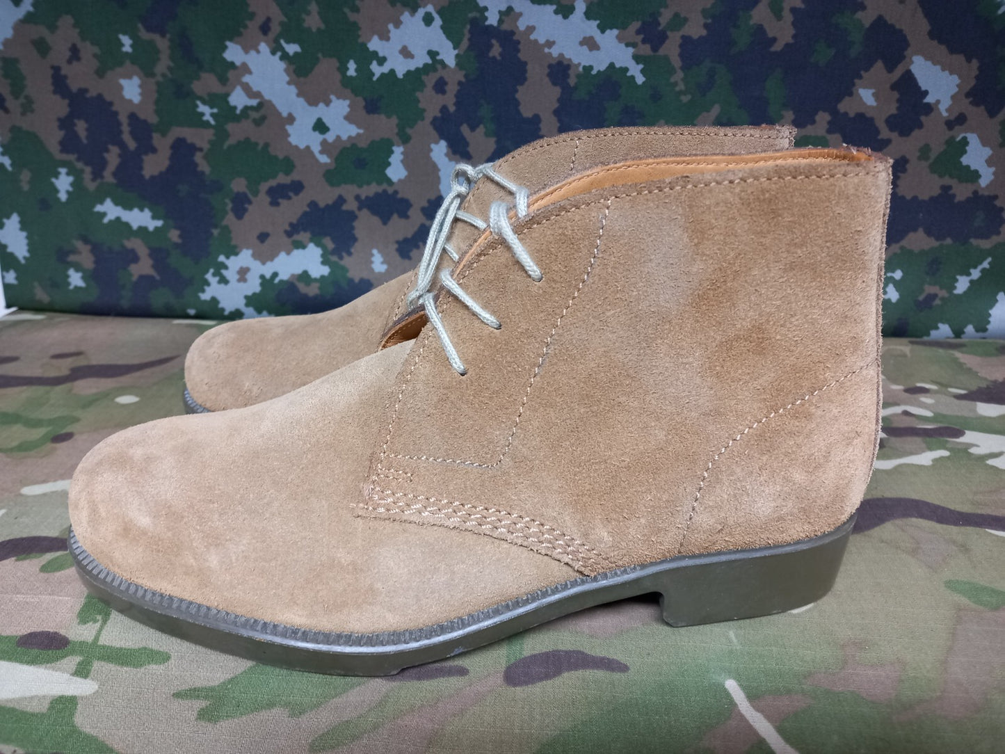 British Army Military Surplus Desert Nubuck Suede DMS Sole Combat Boot - 5 M