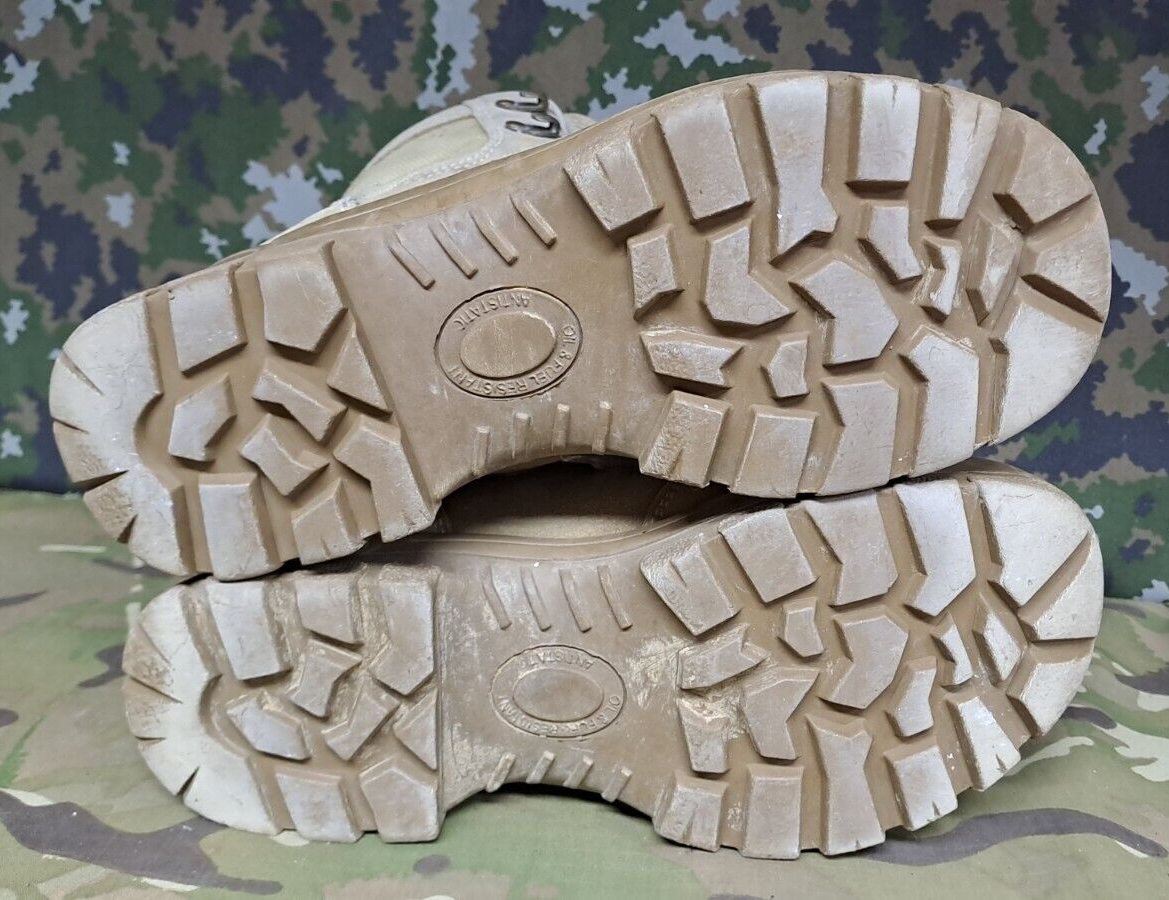 Haix Airpower Desert Boot Army Combat Patrol Boots Summer Beige - 5 UK