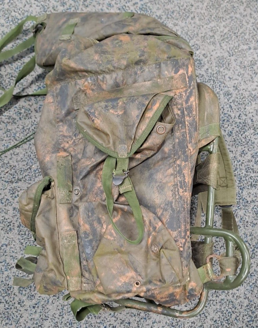 Rare Original British Army SAS UKSF PARA Airbourne 1980's Bergen Bag with Frame