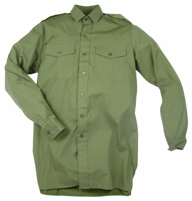 British Military Issue Brand New Olive Green General Service Long Sleeve Shirt