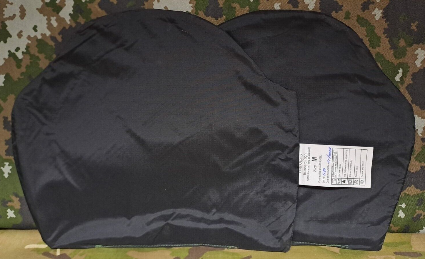 Genuine British Army Military SAS Osprey Brassard Ballistic Soft Filler Plates