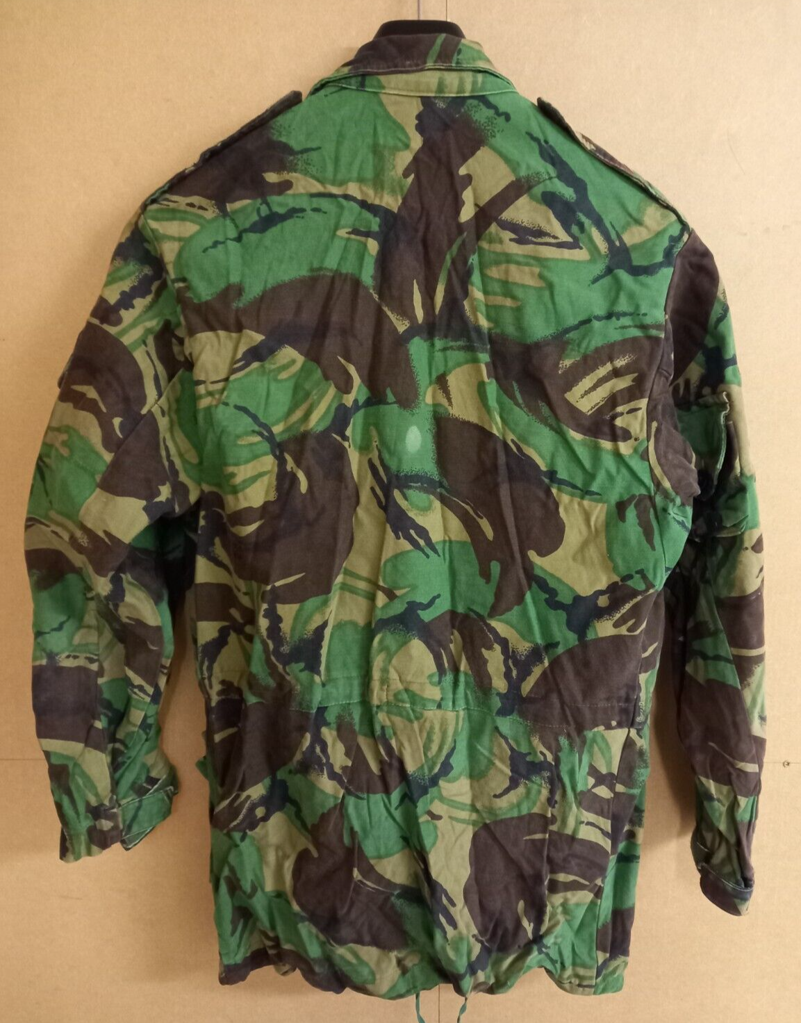 VINTAGE FALKLANDS ERA BRITISH ARMY MILITARY DPM COMBAT SMOCK JACKET - 180/96