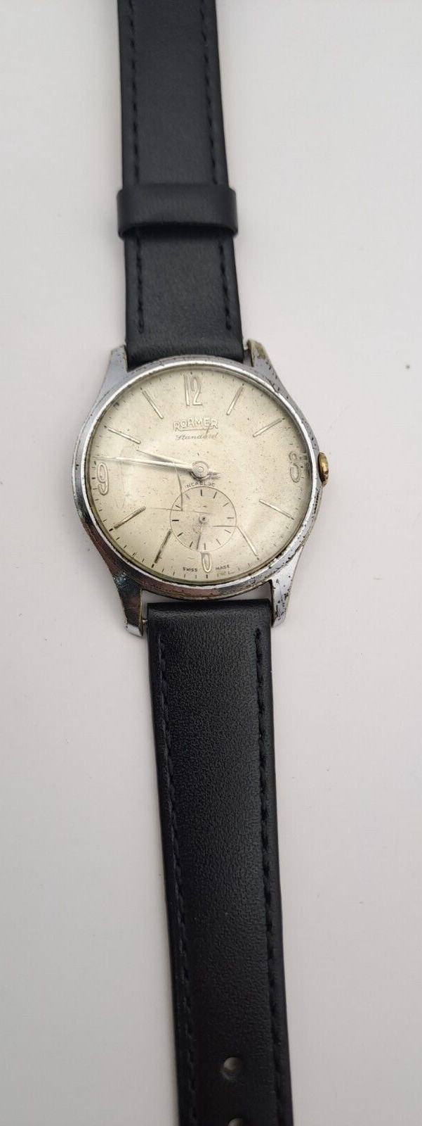 Antique Vintage Roamer Standard Incabloc Mechanical Wristwatch Swiss