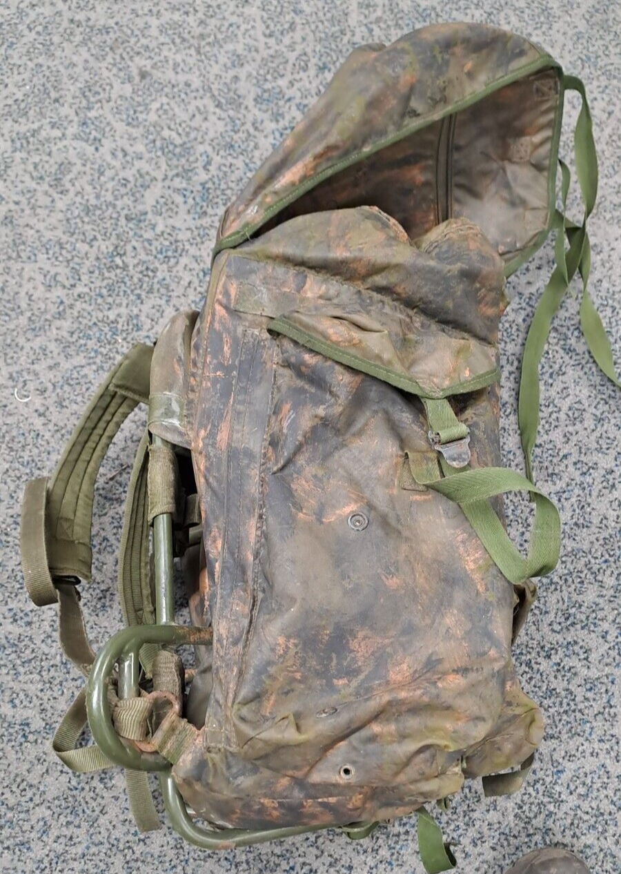 Rare Original British Army SAS UKSF PARA Airbourne 1980's Bergen Bag with Frame