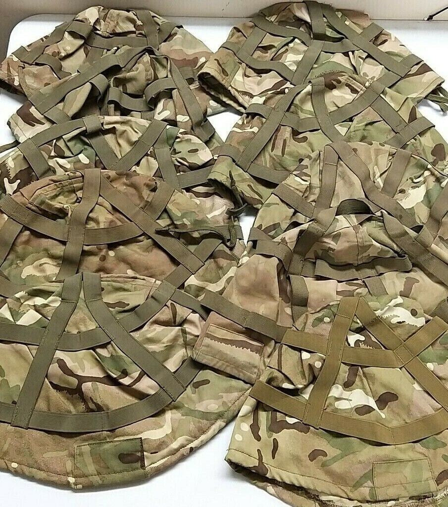 210 x WHOLESALE JOBLOT GENUINE ISSUE MTP ARMY SAS HEL MET COVERS FOR MK6 HEL MET