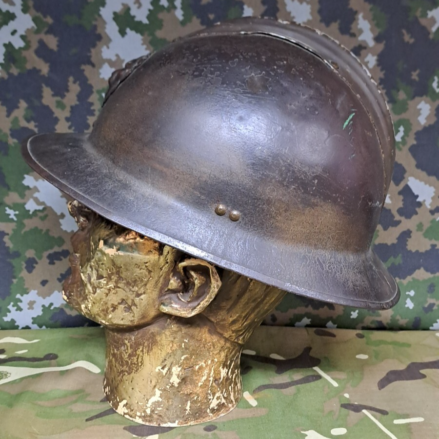 Original WW2 Belgian Army M31 Model Adrian Helmet - Complete with Liner