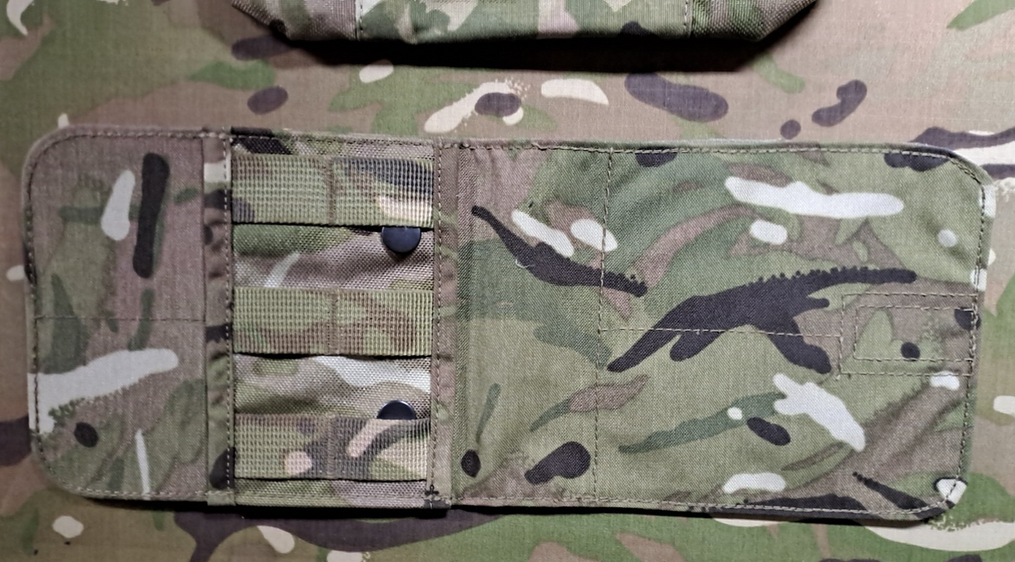 New British Army Military Virtus Side Plate Pouches V2 Right MTP Camo