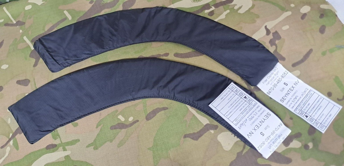 Genuine Army Military Surplus MK2 Osprey Half Collar Filler Plates Black Set