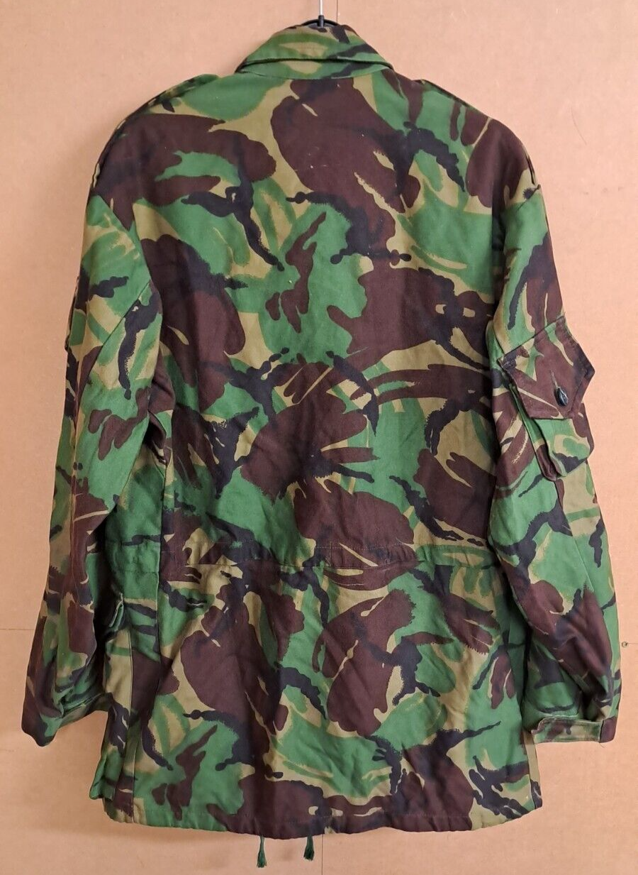 VINTAGE COLD WAR ERA BRITISH ARMY MILITARY DPM CAMO COMBAT SMOCK JACKET 170/96