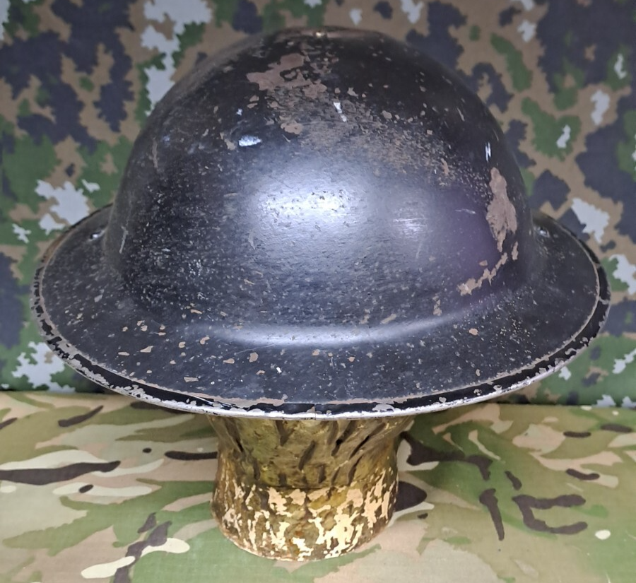 WW2 Original British Army Military Combat Steel Helmet Tommy Brodie & Liner
